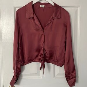 Wilfred crop tie top